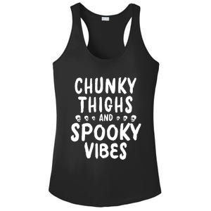 Chunky Thighs And Spooky Vibes Ladies PosiCharge Competitor Racerback Tank