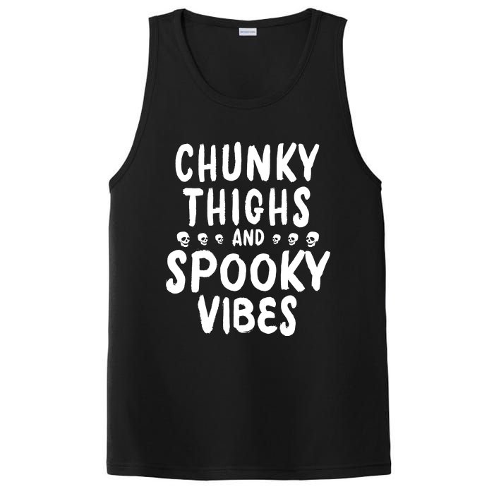 Chunky Thighs And Spooky Vibes PosiCharge Competitor Tank