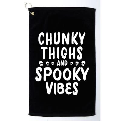 Chunky Thighs And Spooky Vibes Golf Towel