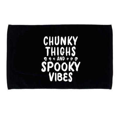 Chunky Thighs And Spooky Vibes Microfiber Hand Towel