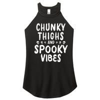 Chunky Thighs And Spooky Vibes Women's Perfect Tri Rocker Tank