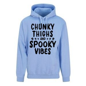 Chunky Thighs And Spooky Vibes Unisex Surf Hoodie