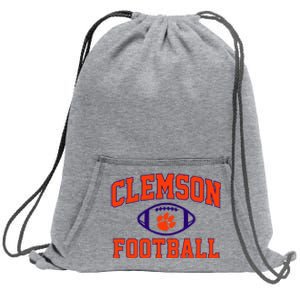 C.L.E.M.S.O.N Tigers Arch Football Sweatshirt Cinch Pack Bag