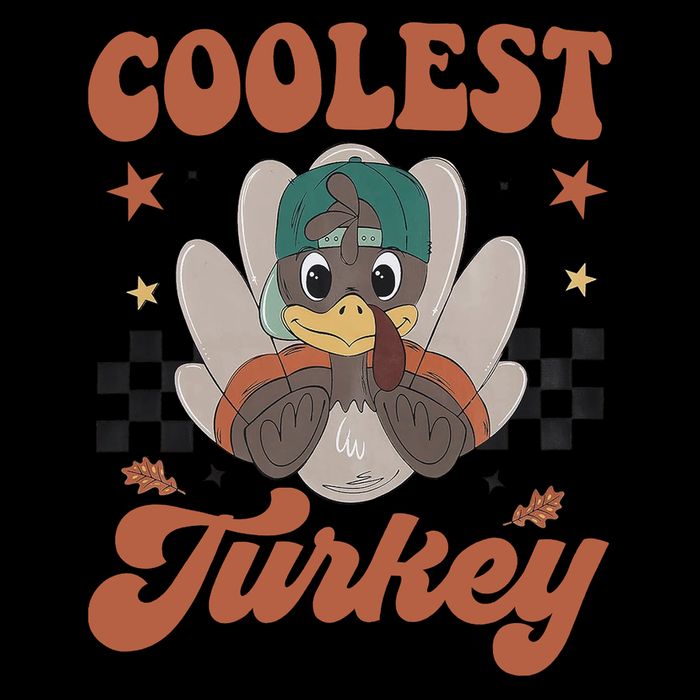 Coolest Turkey At The Table Thanksgiving Coolest Turkey Boy 16 in Basic Backpack