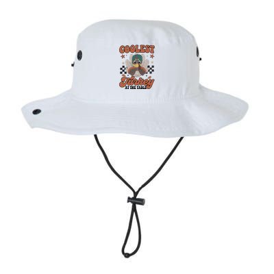 Coolest Turkey At The Table Thanksgiving Coolest Turkey Boy Bucket Hat