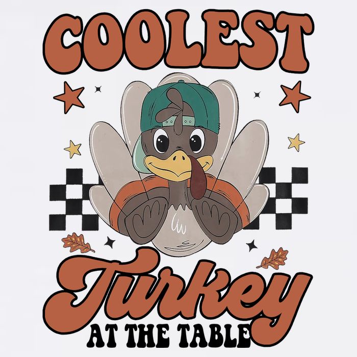 Coolest Turkey At The Table Thanksgiving Coolest Turkey Boy Bucket Hat