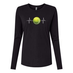 Cool Tennis Art For Racket Sport Tennis Player Womens Cotton Relaxed Long Sleeve T-Shirt