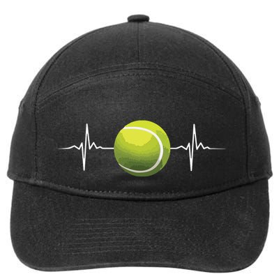 Cool Tennis Art For Racket Sport Tennis Player 7-Panel Snapback Hat