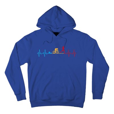 Cool Triathlon Art For Men Women Triathlete Endurance Sport Hoodie