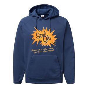 Coming To America Soul Glo Logo Cool Gift Performance Fleece Hoodie