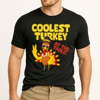 Coolest Turkey At The Table Thanksgiving Funny Performance Shirt