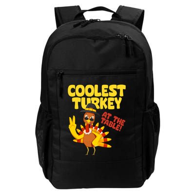 Coolest Turkey At The Table Thanksgiving Funny Backpack