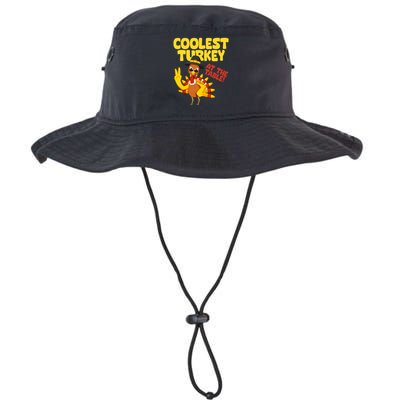 Coolest Turkey At The Table Thanksgiving Funny Bucket Hat