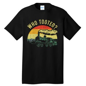 Cute Train Art Train Collector Railroad Lover Tall T-Shirt