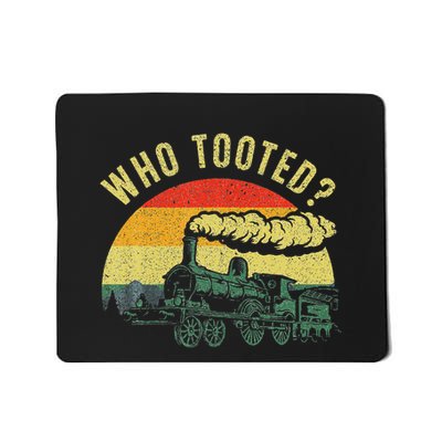 Cute Train Art Train Collector Railroad Lover Mousepad