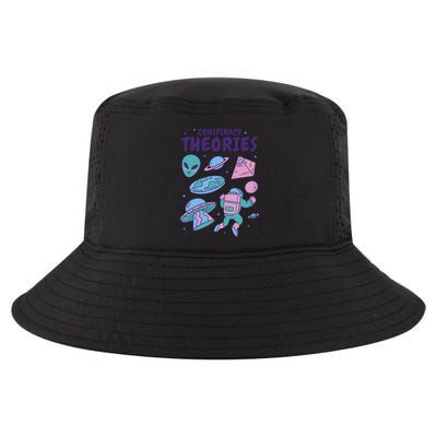 Conspiracy Theories Alien Space Cool Comfort Performance Bucket Hat