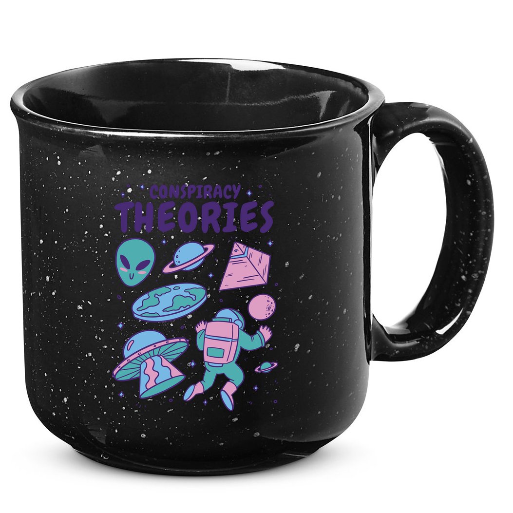 Conspiracy Theories Alien Space 15oz Campfire Ceramic Mug