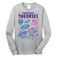 Conspiracy Theories Alien Space Long Sleeve Shirt