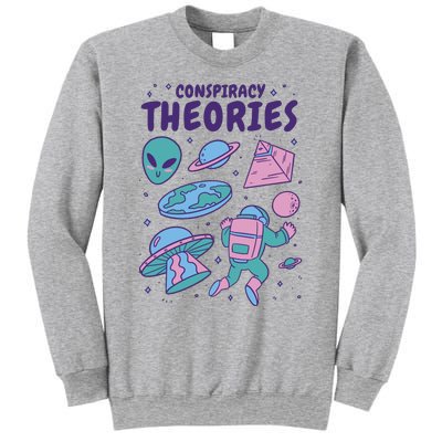 Conspiracy Theories Alien Space Sweatshirt