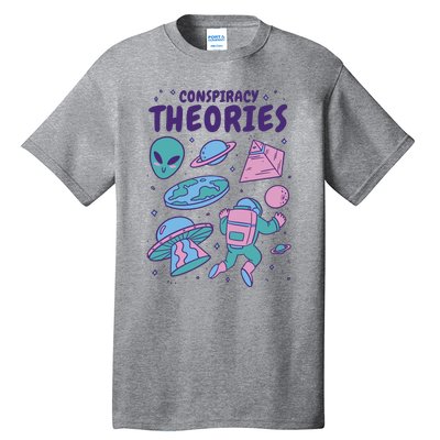 Conspiracy Theories Alien Space Tall T-Shirt