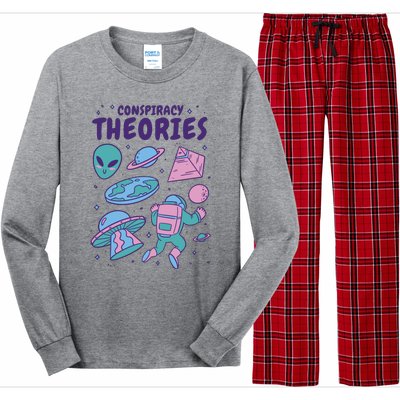 Conspiracy Theories Alien Space Long Sleeve Pajama Set