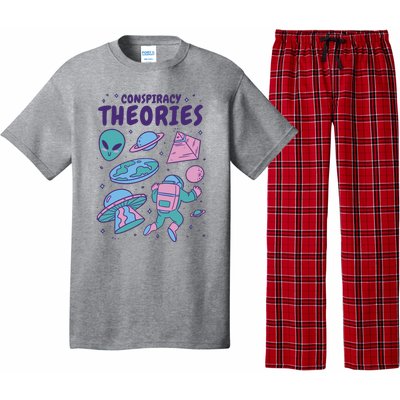 Conspiracy Theories Alien Space Pajama Set