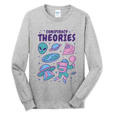 Conspiracy Theories Alien Space Tall Long Sleeve T-Shirt