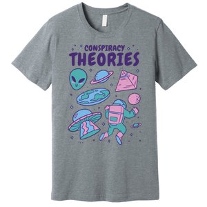 Conspiracy Theories Alien Space Premium T-Shirt