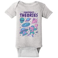 Conspiracy Theories Alien Space Baby Bodysuit