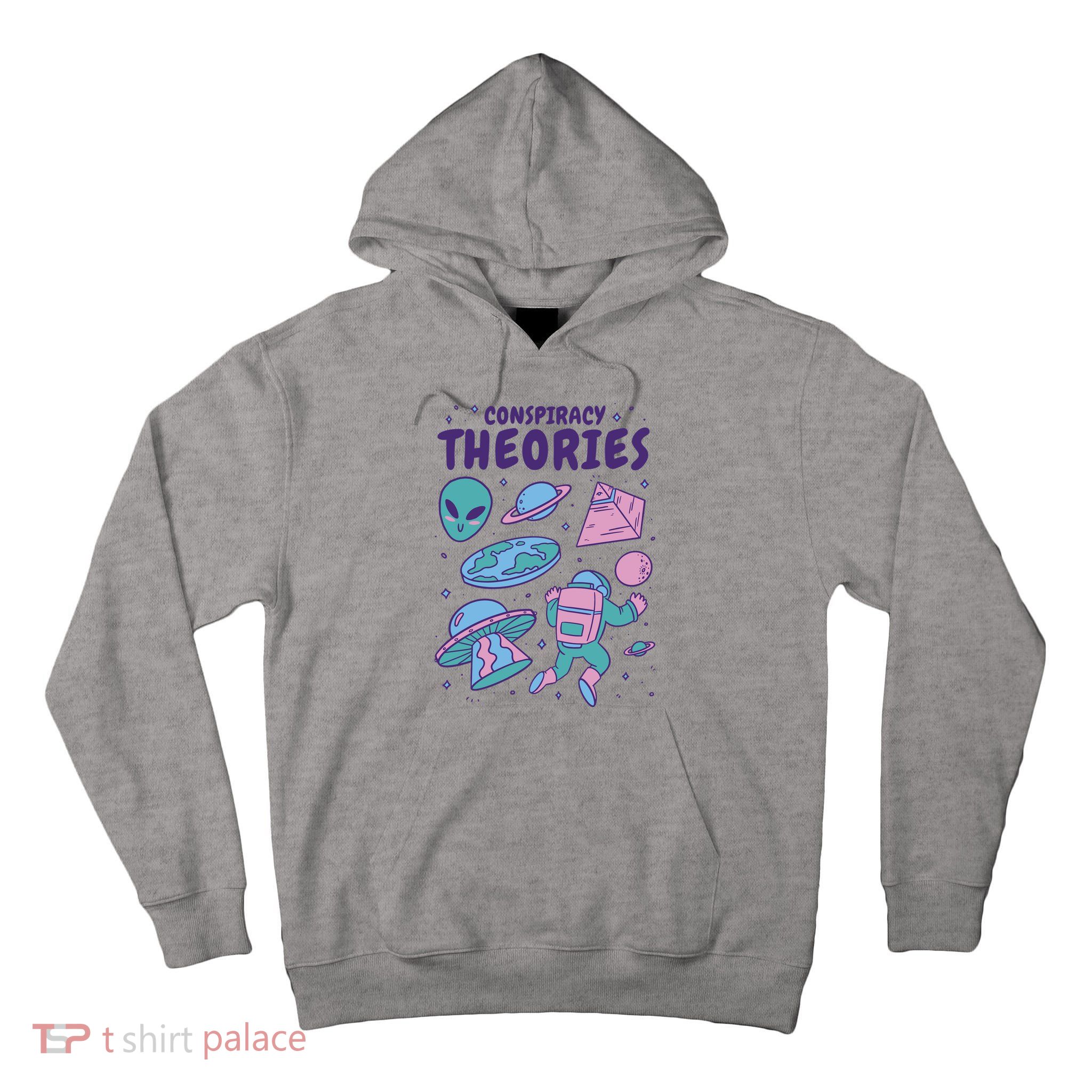 Conspiracy Theories Alien Space Tall Hoodie