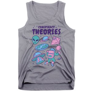 Conspiracy Theories Alien Space Tank Top