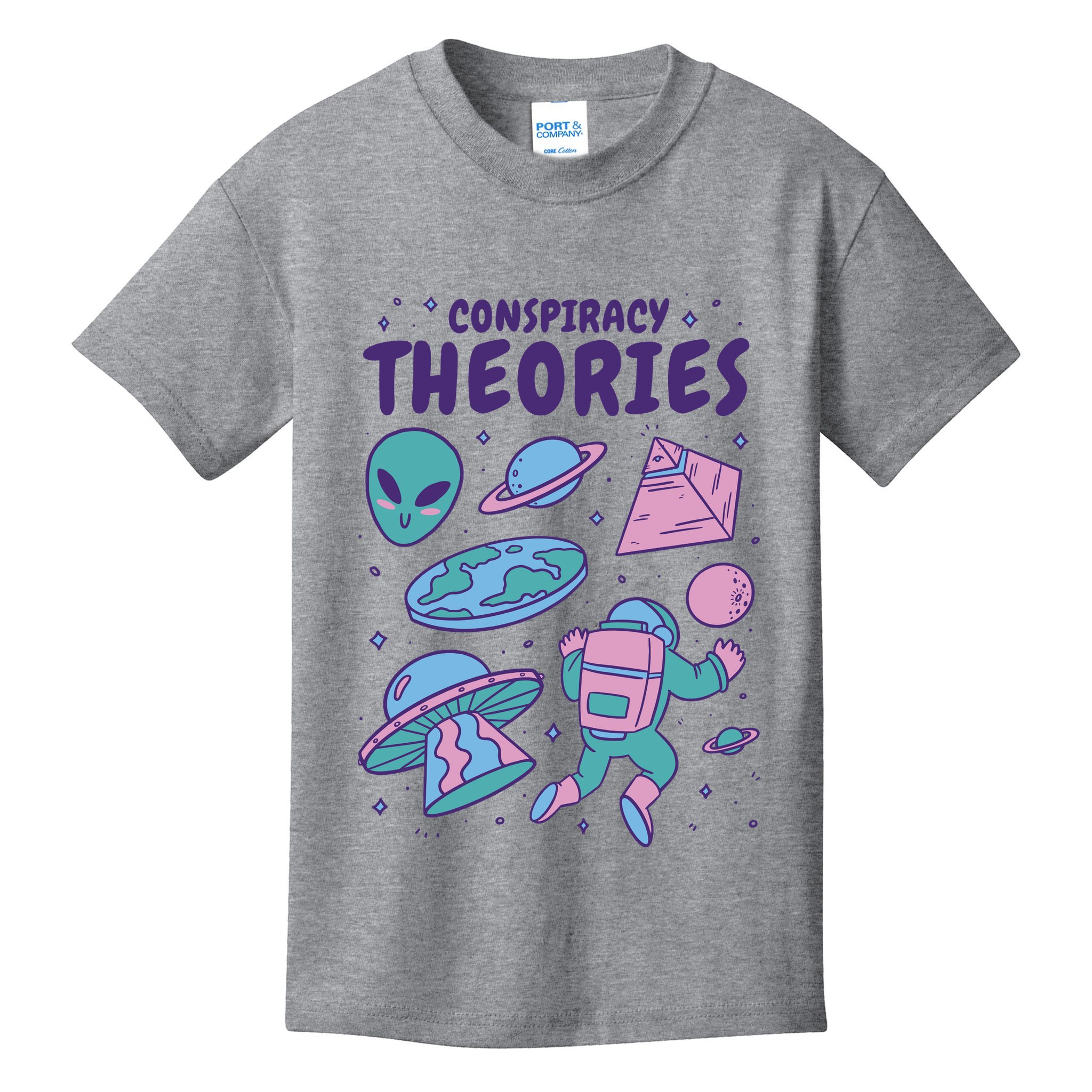 Conspiracy Theories Alien Space Kids T-Shirt