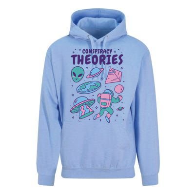 Conspiracy Theories Alien Space Unisex Surf Hoodie