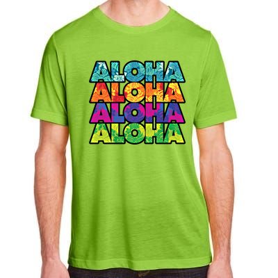 Colorful Tropical Aloha Hawaiian Hawaii Adult ChromaSoft Performance T-Shirt