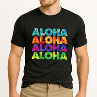 Colorful Tropical Aloha Hawaiian Hawaii Performance Shirt