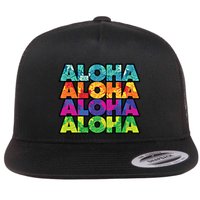 Colorful Tropical Aloha Hawaiian Hawaii Flatbill Hat