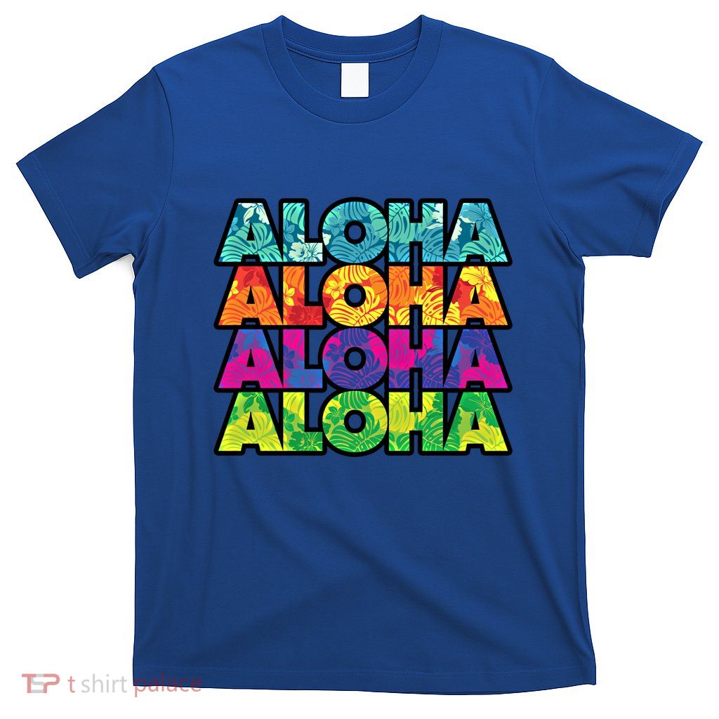 Colorful Tropical Aloha Hawaiian Hawaii T-Shirt