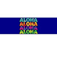 Colorful Tropical Aloha Hawaiian Hawaii Bumper Sticker