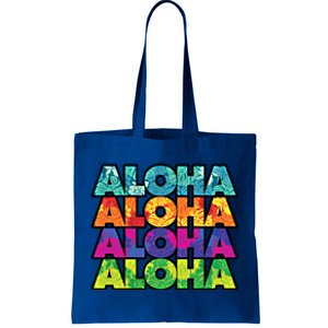 Colorful Tropical Aloha Hawaiian Hawaii Tote Bag