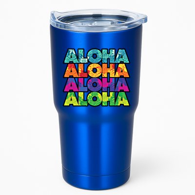 Colorful Tropical Aloha Hawaiian Hawaii Tumbler