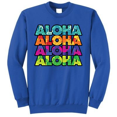 Colorful Tropical Aloha Hawaiian Hawaii Tall Sweatshirt