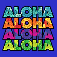 Colorful Tropical Aloha Hawaiian Hawaii Baby Bodysuit