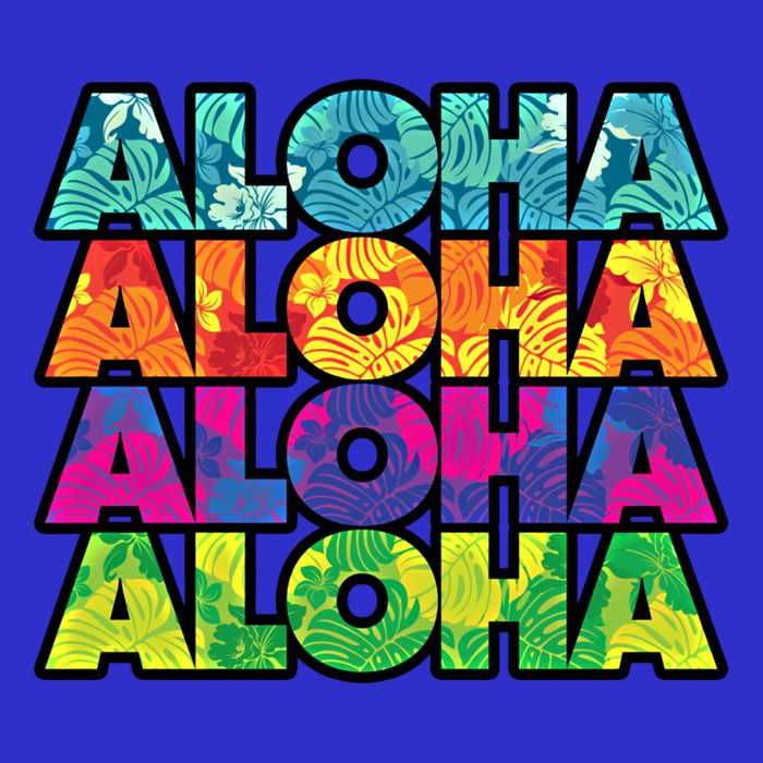 Colorful Tropical Aloha Hawaiian Hawaii Baby Bodysuit