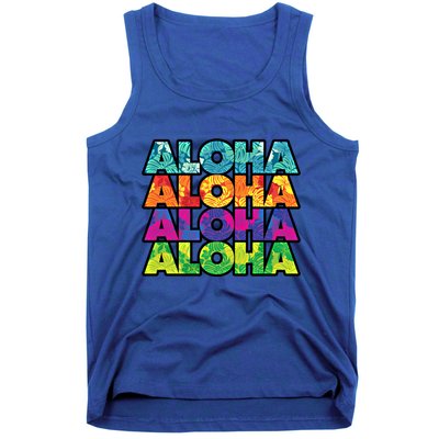 Colorful Tropical Aloha Hawaiian Hawaii Tank Top
