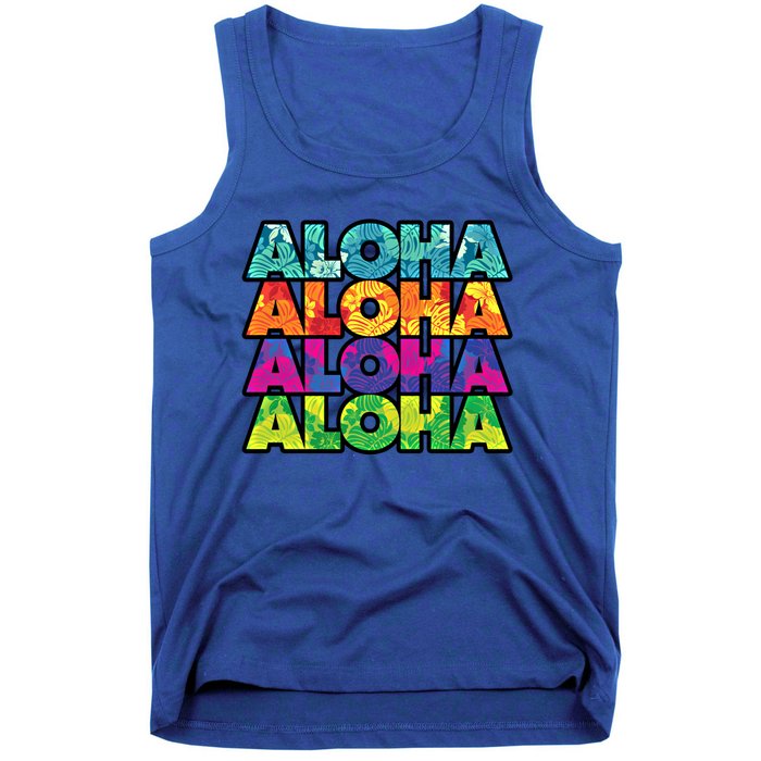 Colorful Tropical Aloha Hawaiian Hawaii Tank Top