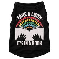 Cute Take A Look It's In A Book Doggie Tank