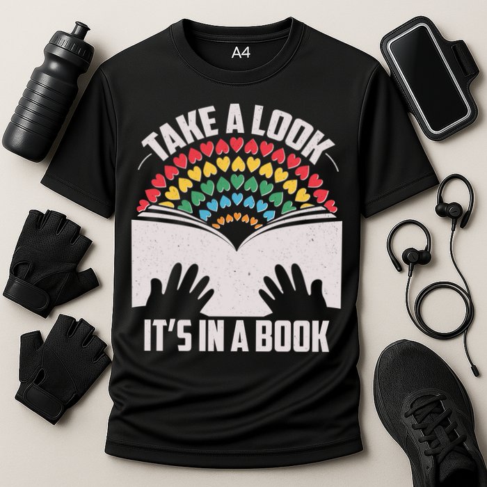 Cute Take A Look It's In A Book Performance Shirt
