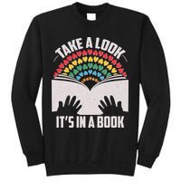 Cute Take A Look It's In A Book Sweatshirt