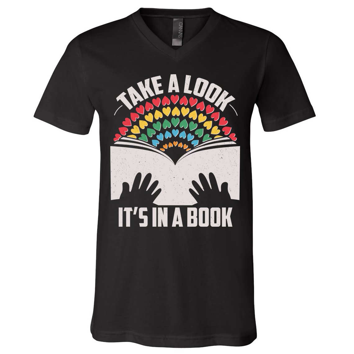 Cute Take A Look It's In A Book V-Neck T-Shirt