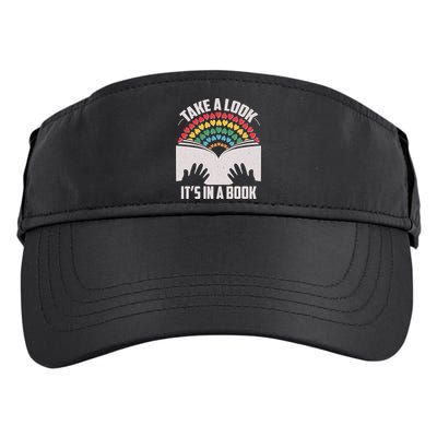 Cute Take A Look It's In A Book Adult Drive Performance Visor